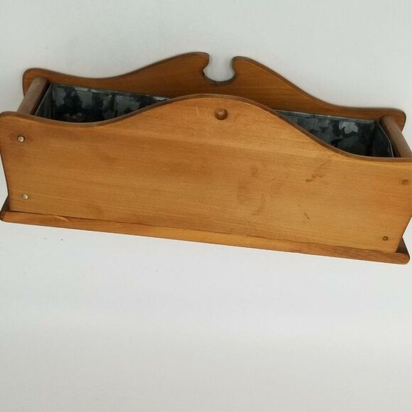 Vintage Woodpecker Woodware Letter Rack Planter Country Decor Primitive New - Picture 6 of 12